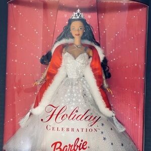 Barbie Holiday Celebration Doll in Silver and Red Special 2001 Edition